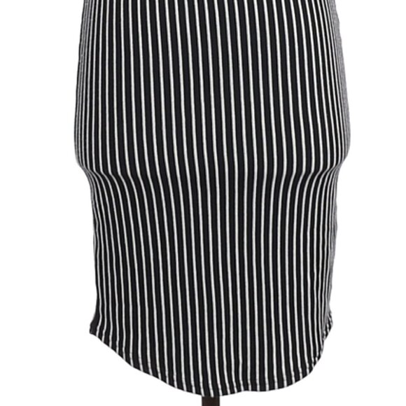 ASOS Blue &White stripe jersey Dress Size 0 - Picture 6 of 9